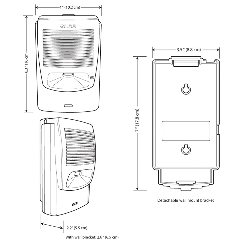 Algo 8180G2 PoE IP Paging and SIP Loud Ringer Indoor Audio Alerter (8180 G2)
