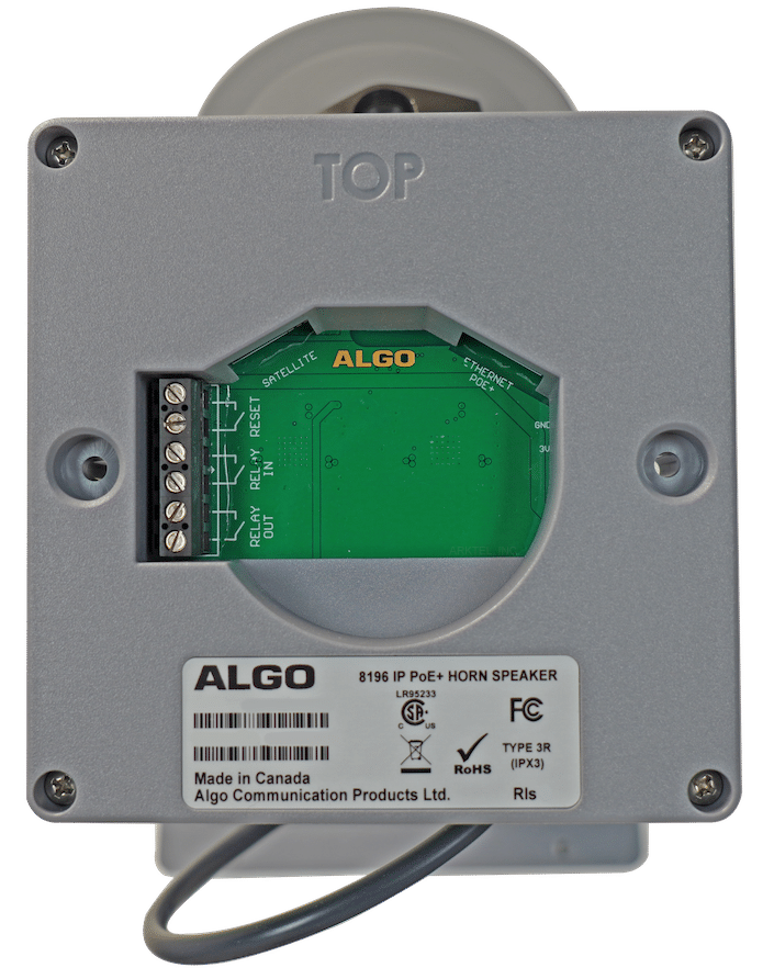 Algo 8196 PoE+ SIP High Power Paging Speaker and IP Loud Ringer