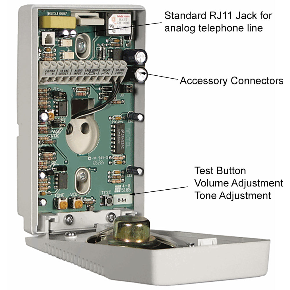 Algo 1825PM Duet Plus Analog Loud Ringer & Paging Amplifier