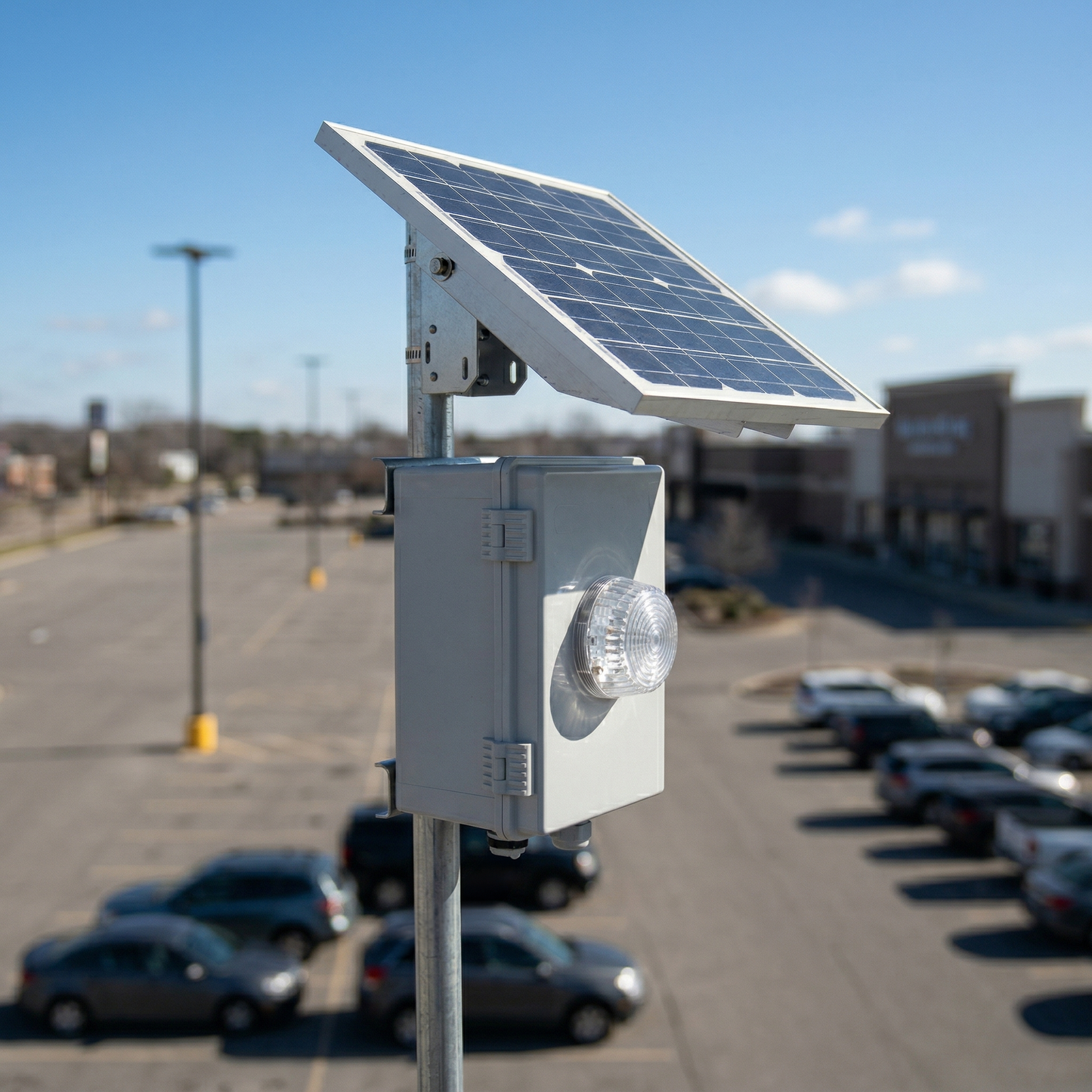 AR26LW-SOLAR Industrial Outdoor Strobe Light