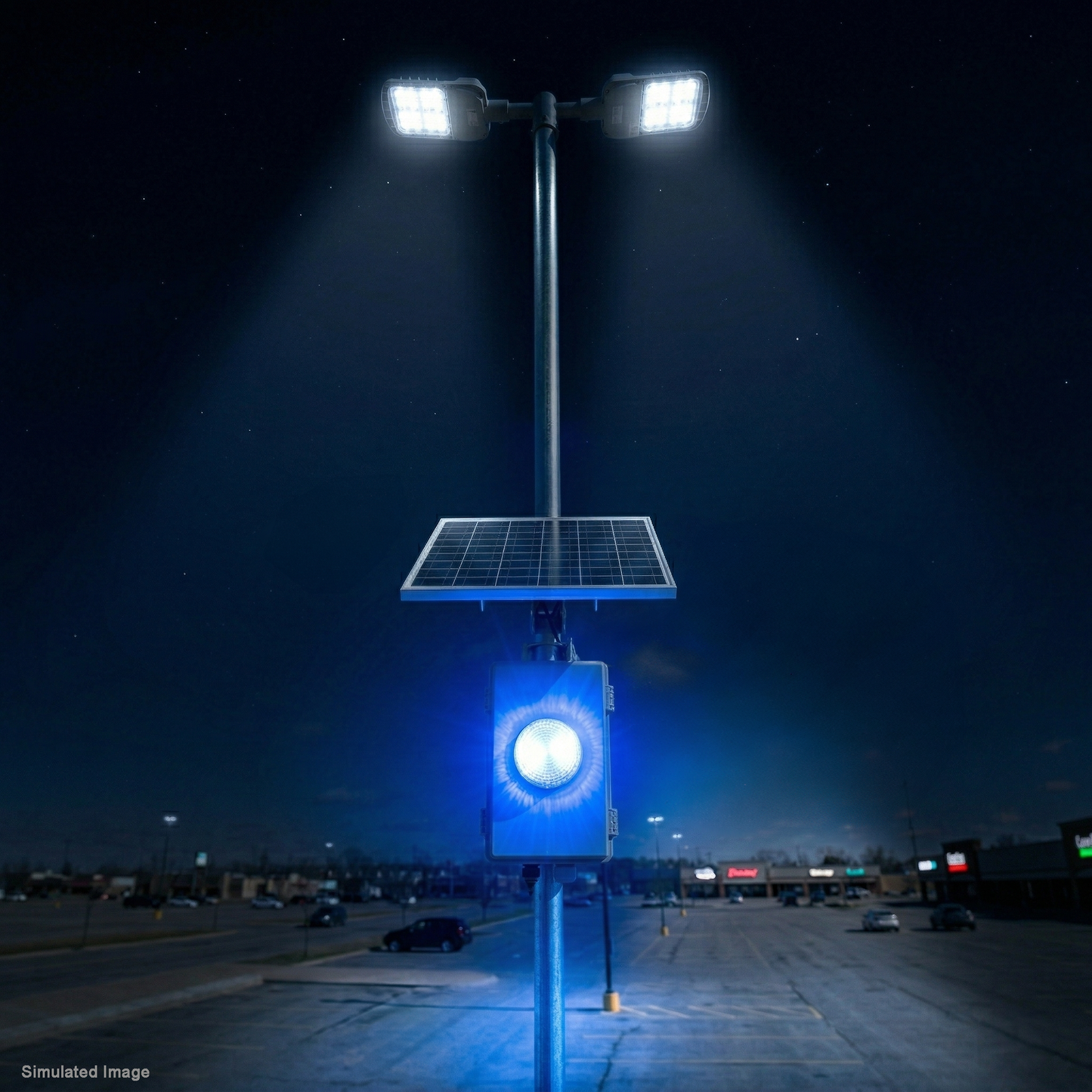 AR26LW-SOLAR Industrial Outdoor Strobe Light