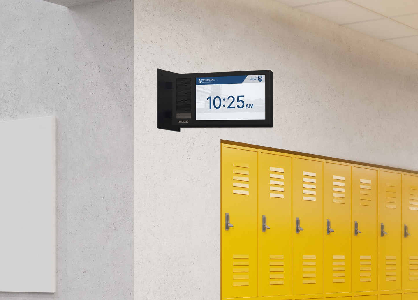 Algo 8420 PoE++ IP Dual-Sided Display Speaker for Visual and Audible Alerting and Notification