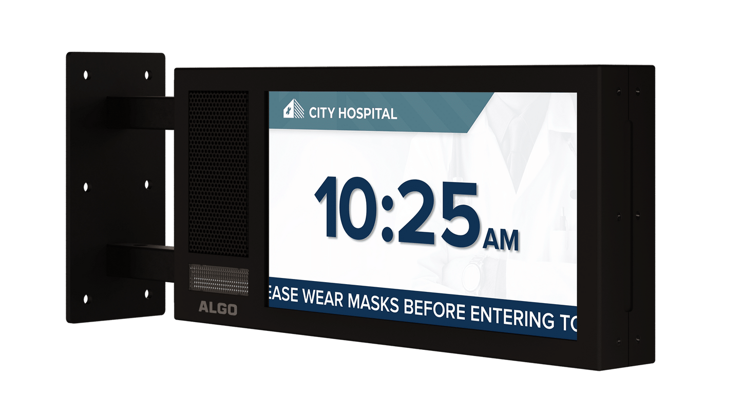 Algo 8420 PoE++ IP Dual-Sided Display Speaker for Visual and Audible Alerting and Notification