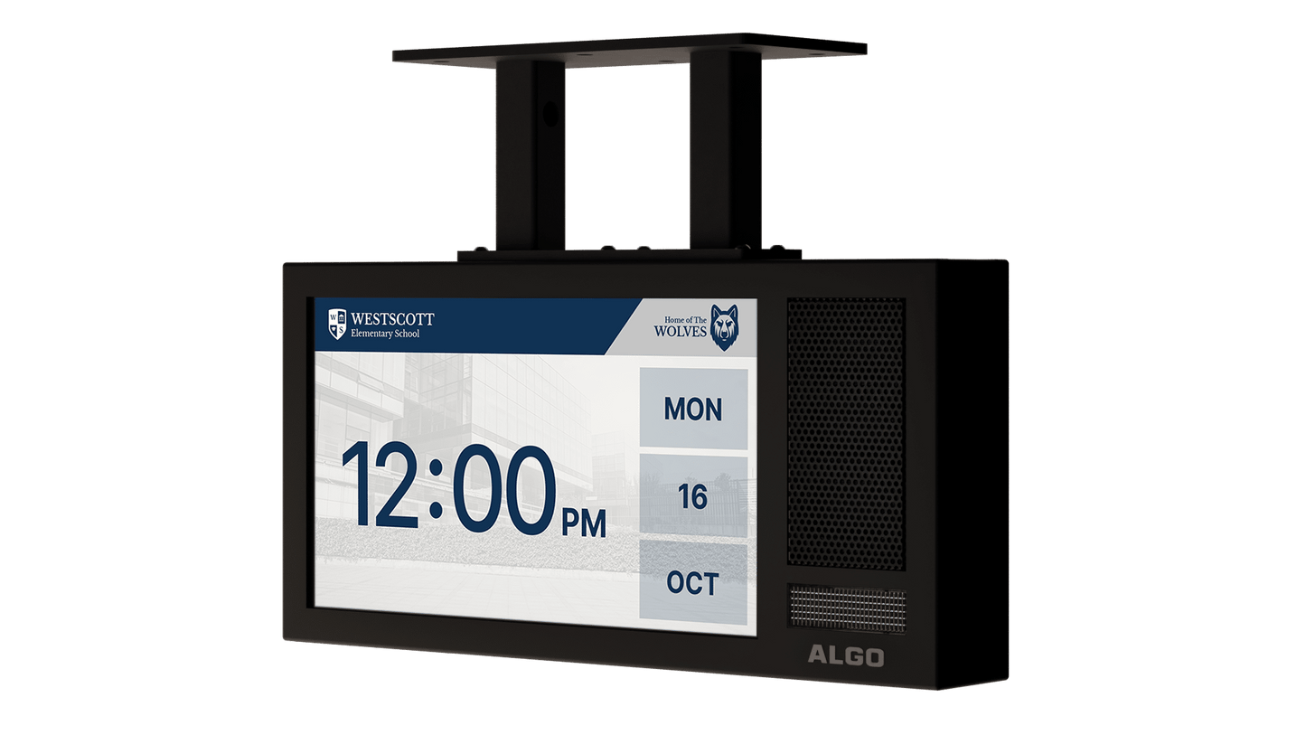 Algo 8420 PoE++ IP Dual-Sided Display Speaker for Visual and Audible Alerting and Notification