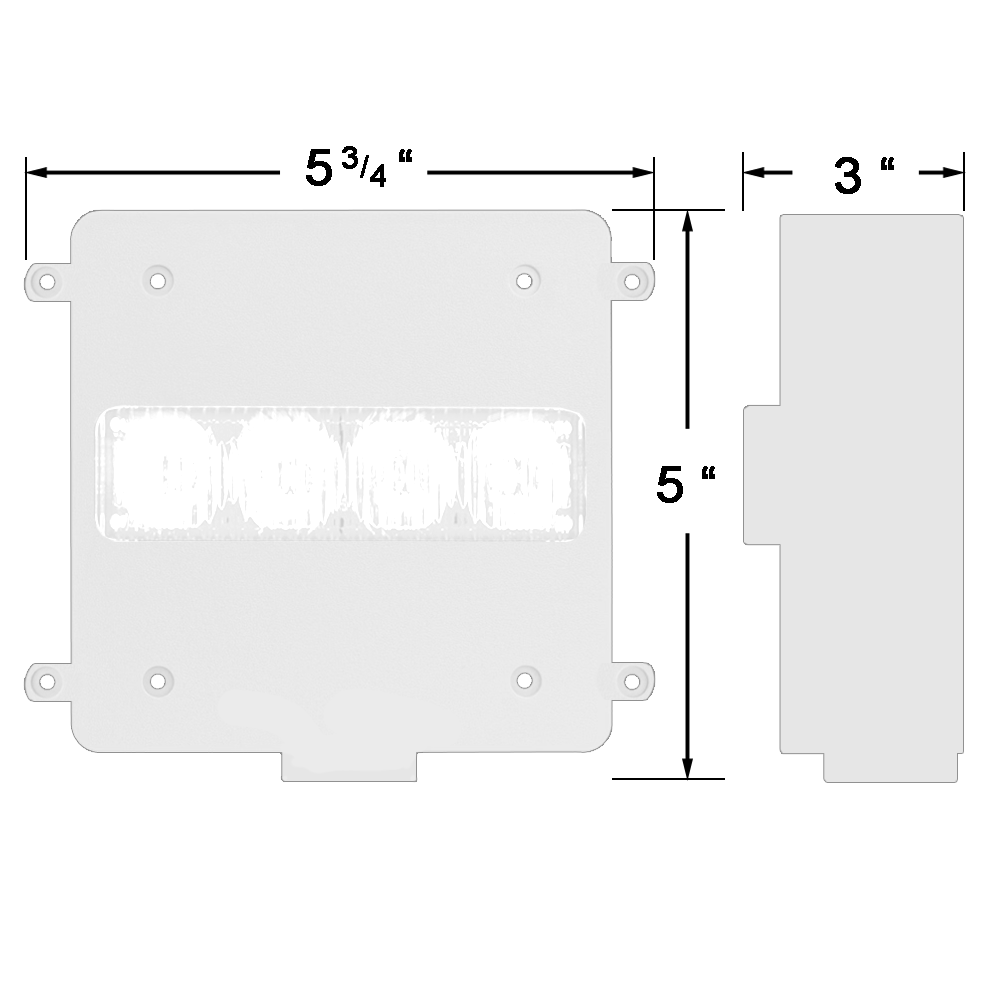 AR27LPW High-Intensity Outdoor PoE LED Strobe Light