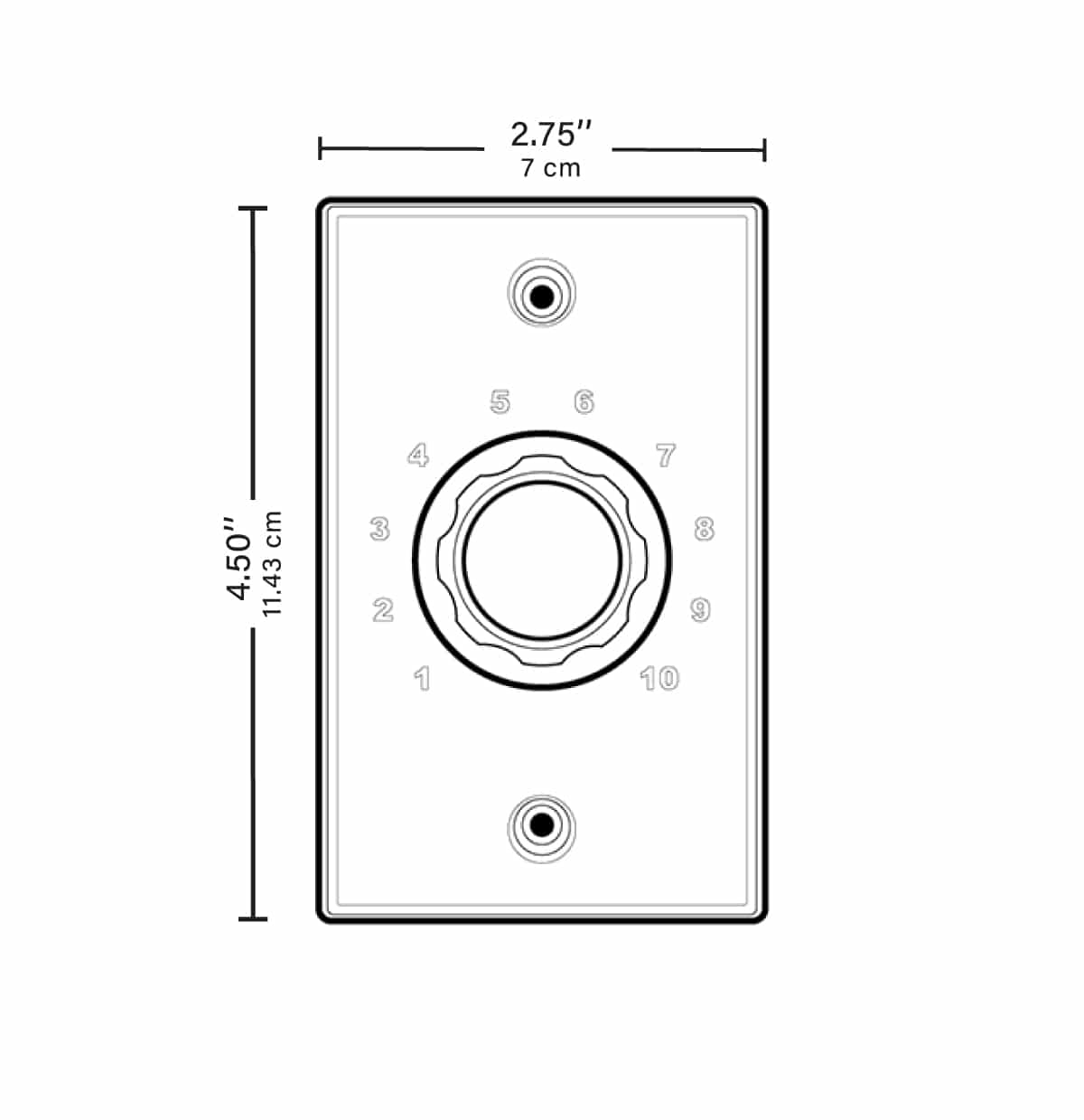 Algo 1204 Industrial Volume Control for Algo IP Speakers