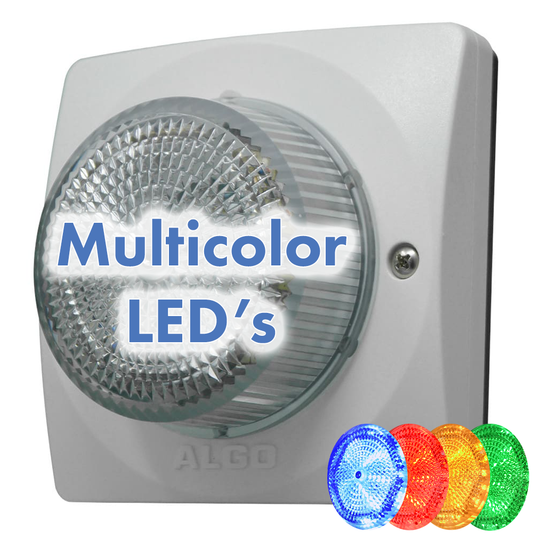 Algo 8138 Multicolor RGB+A LED PoE IP Strobe Light for VoIP Notification & SIP Alerting