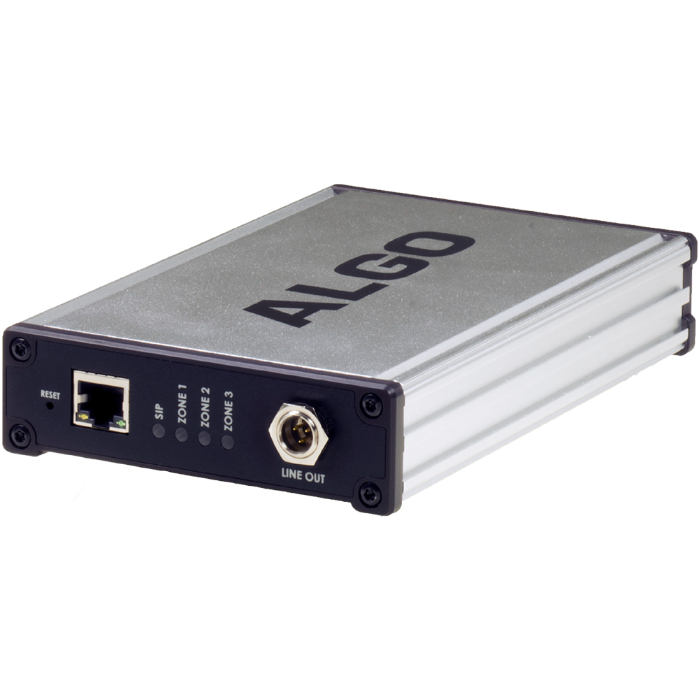 Algo 8373 Zone SIP to Analog PoE IP Paging Adapter