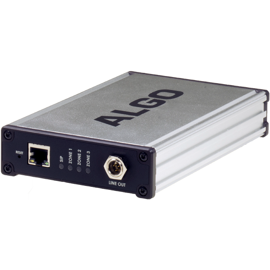 Algo 8373 Zone SIP to Analog PoE IP Paging Adapter