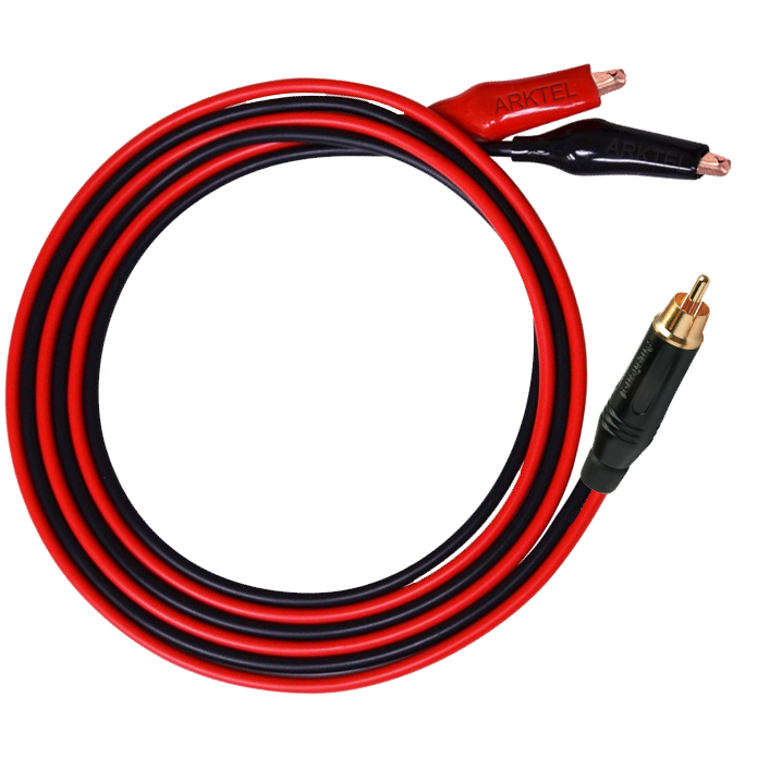 Industrial Test Cable RCA / Phono to Alligator Clips