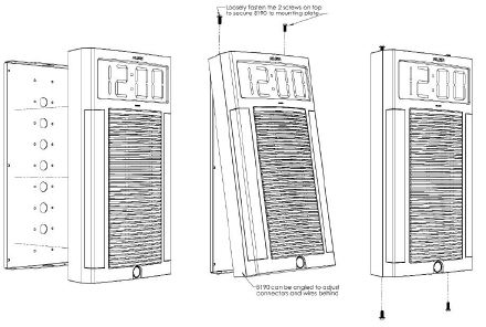 Algo 8190 PoE SIP Wall Mount Speaker with Clock